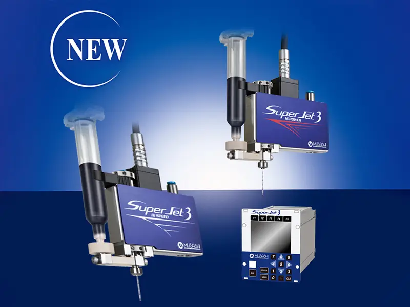 เครื่องจ่ายเจ็ทแบบไม่สัมผัสความหนืดต่ำ CyberJet2